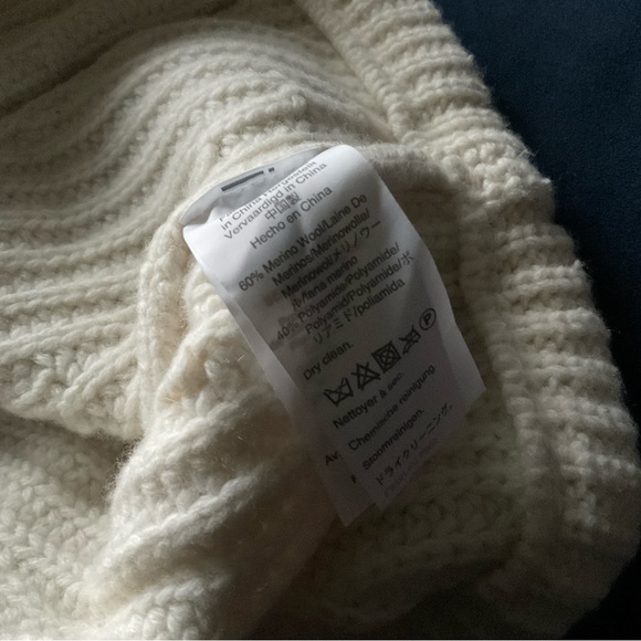 J. Crew Front-pocket turtleneck sweater in ivory - Picture 7 of 8